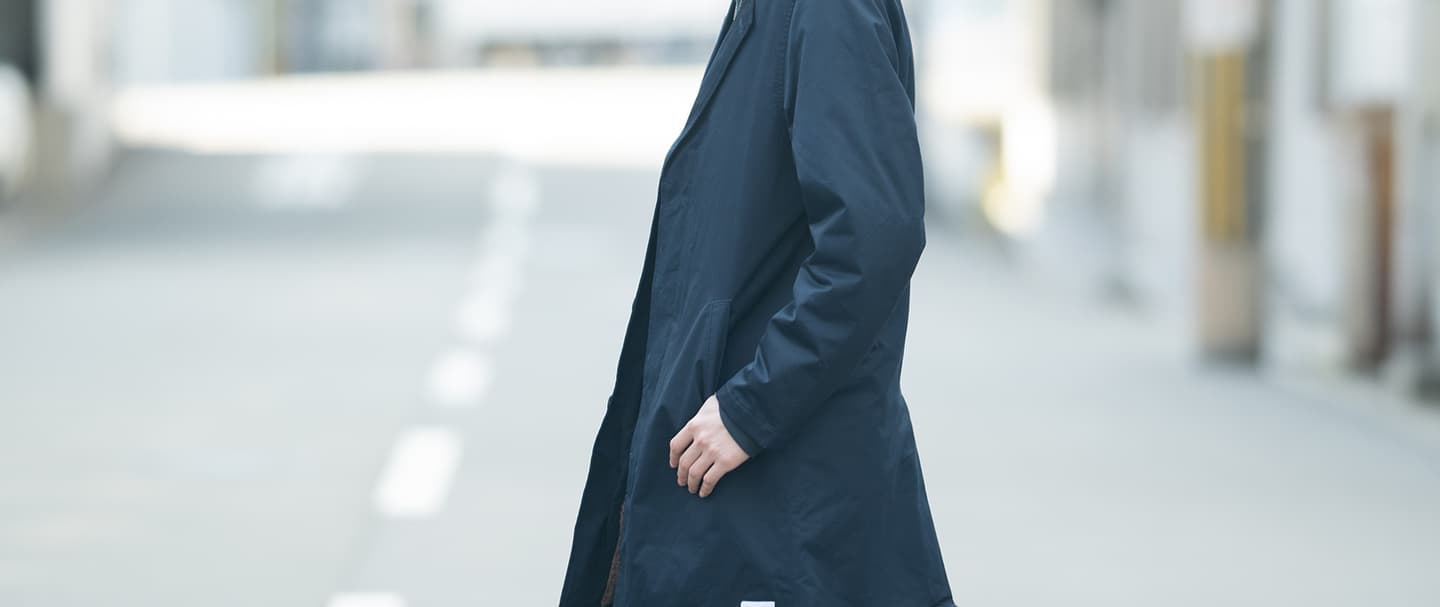 スタジオ外で撮ったブランドの撮影（土佐堀）